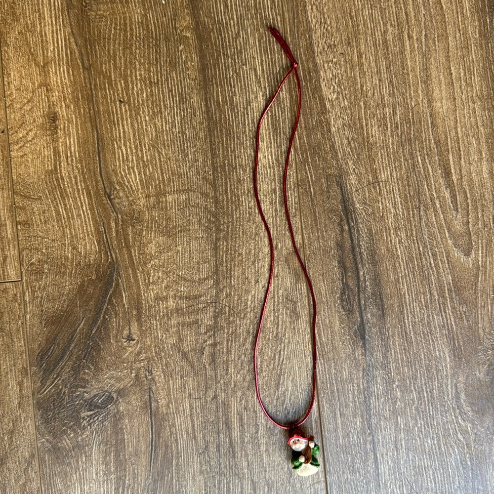 Snowman Necklace